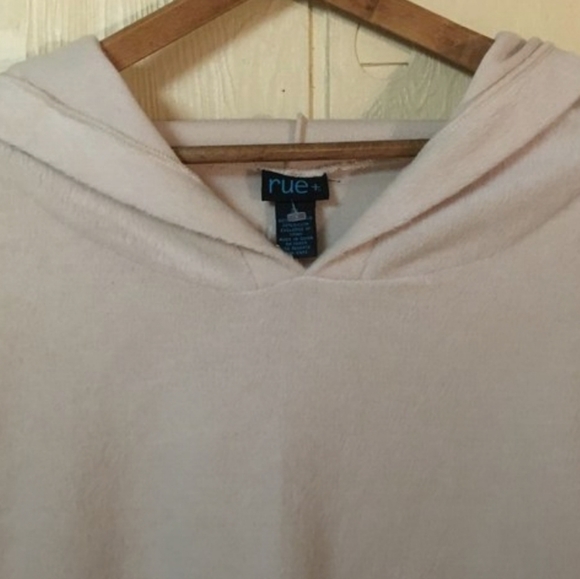 Womans Rue 21 Fuzzy Crop Hoodie - Picture 5 of 7